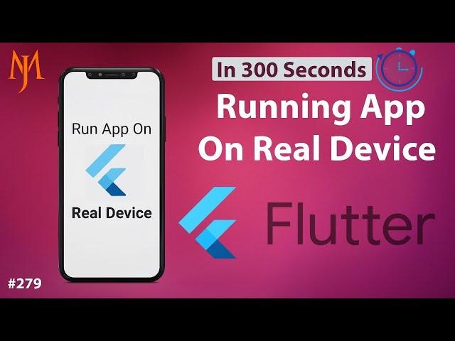 How to run flutter App on a Real Android Device