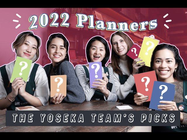 Team Yoseka’s 2022 Planner Tour: Hobonichi, Traveler's Notebook, Hightide and Bushimen!