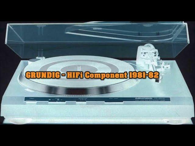 GRUNDIG - HIFi Component 1981-82 - Catalog