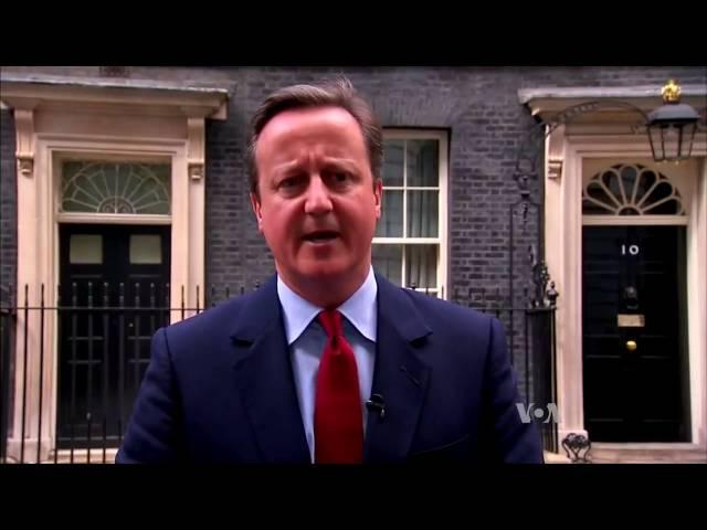 Кэмерон cпел веселую песню после объявления об отставке David Cameron CAUGHT HUMMING A TUNE