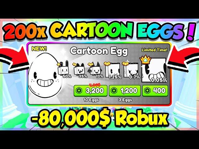 OPENING $80,000 ROBUX EGGS in PET SIMULATOR 99 UPDATE 32!! (Roblox)