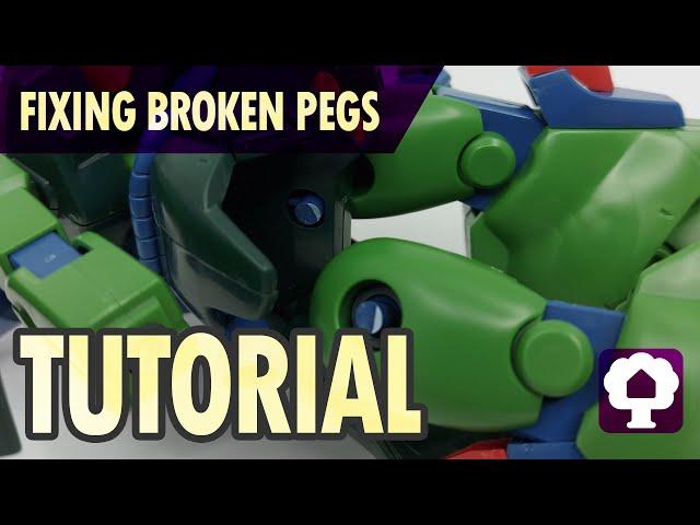 Fixing Broken Gundam Model Pegs - Hobby Clubhouse | Gunpla Tutorials and Fixes