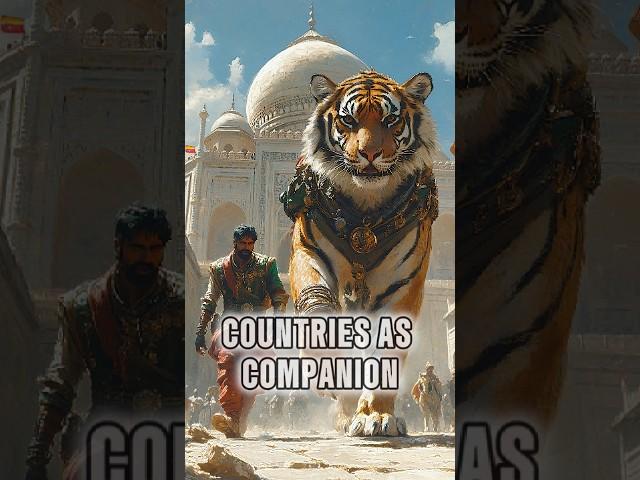 COUNTRIES AS COMPANION #midjourney #countries #animals #artificialintelligence #ai #fusion