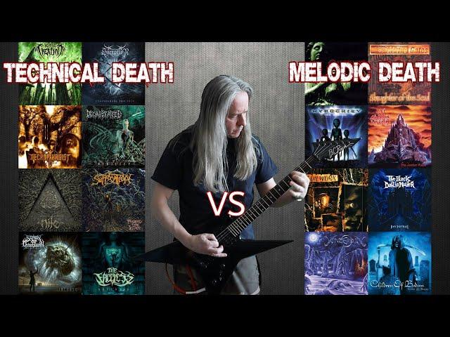 Technical Death Metal VS Melodic Death Metal (Ultimate Guitar Riffs Battle)