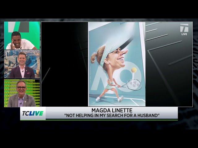 Magda Linette Done Dirty By Caricature | Tennis Channel Live