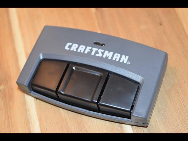 Craftsman garage door opener remote battery change - EASY DIY