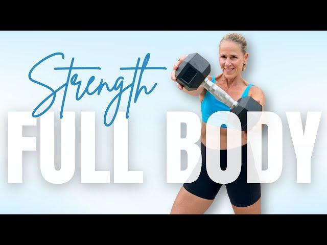 30 MIN Full Body Strength & Abs with Dumbbells   | NO REPEATS | Summer Body Shred Challenge