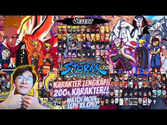 SEMUA KARAKTER LENGKAP!! [200+ CHARACTERS] - NARUTO X BORUTO ULTIMATE NINJA STORM CONNECTIONS MUGEN