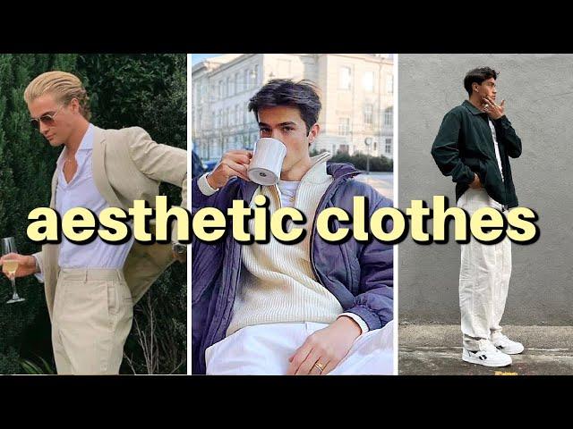 How to find aesthetic clothes for men