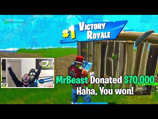 He was donated $70,000 for winning a game of Fortnite.... | Best and Funny Fortnite Highlights