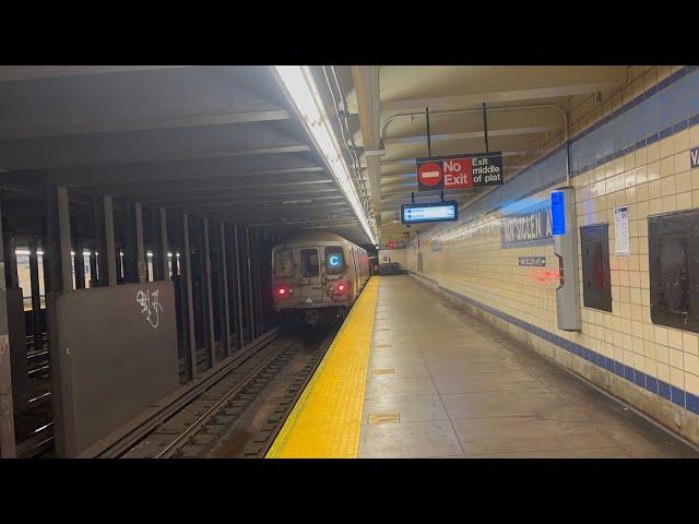 IND Fulton Street Line: (A) and (C) trains at Van Siclen Avenue