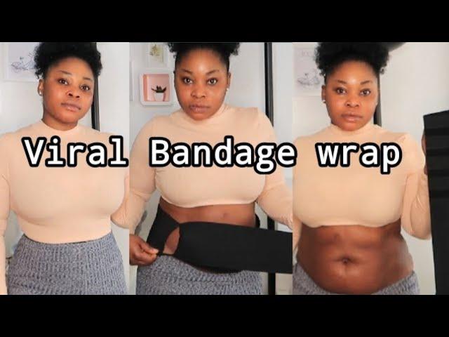 Trying The Viral Bandage Wrap Waist Trainer! Amazon Waist Trainer Review