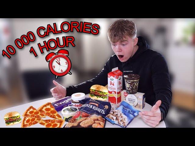 10 000 CALORIES IN 1 HOUR CHALLENGE!!