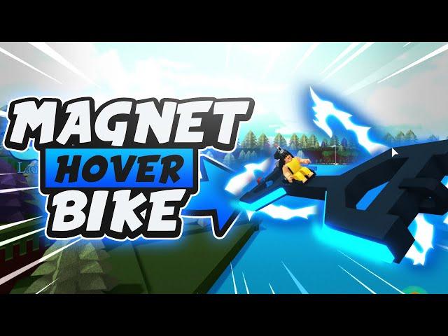 *NEW* MAGNET POWERED HOVER BIKE IN BUILD A BOAT!