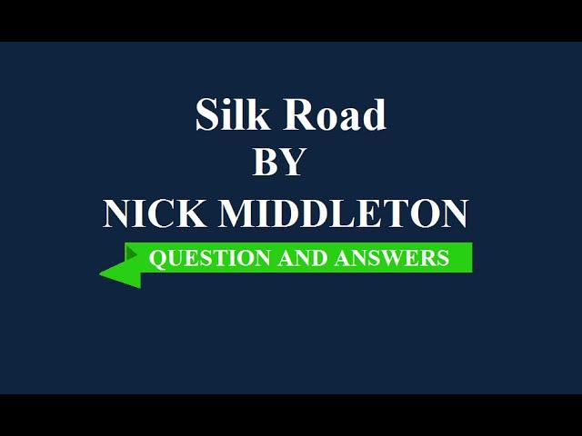 Silk Road by Nick Middleton