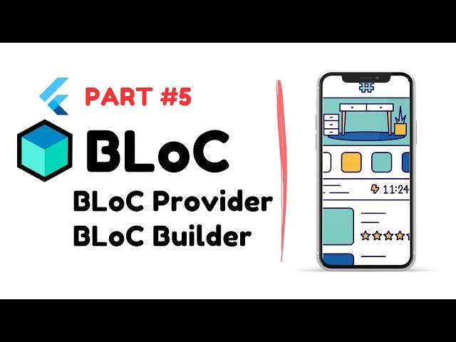 #Flutter BLoC Concepts - BlocProvider, BlocBuilder