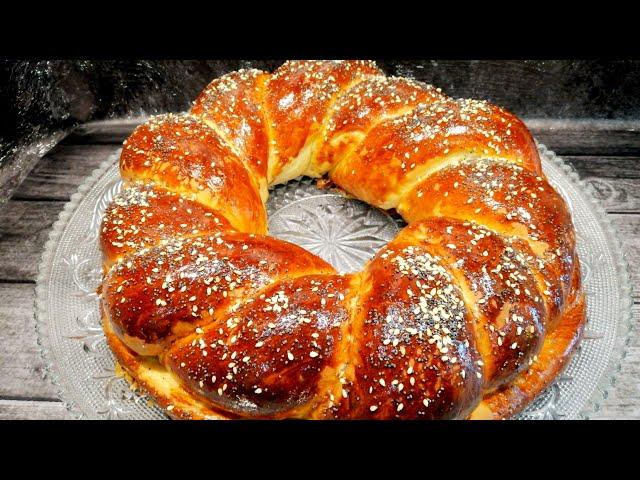 Домашний Рождестсвенский КАЛАЧ с Маком и Изюмом! Самый ВКУСНЫЙ Рецепт! С магазинным НЕ СРАВНИТЬ!