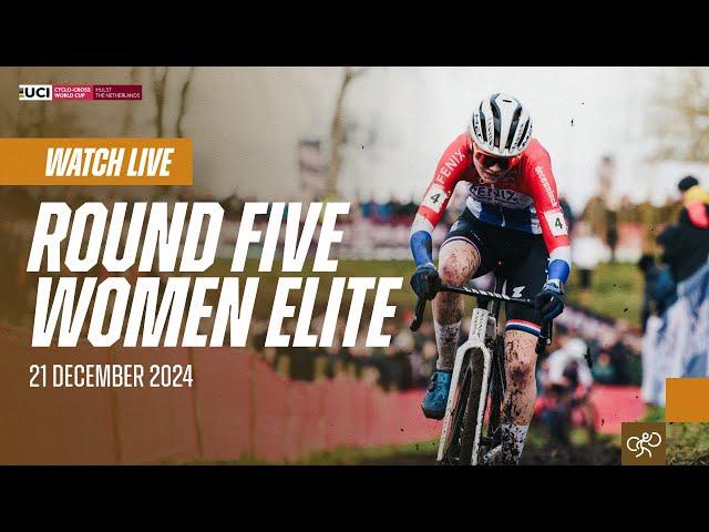 LIVE ​- Women Elite - R5 Hulst (NED) | 2024/25 UCI Cyclo-cross World Cup