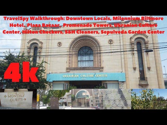 TravelSpy 4k Walkthrough: Downtown Locals, Milennium Biltmore Hotel, Plaza Bazaar, Sep Garden Cen