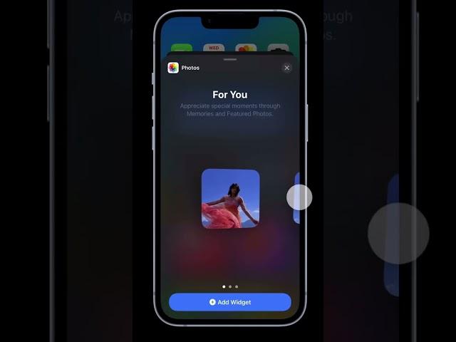 iPhone Hacks - How to add Photo Widget