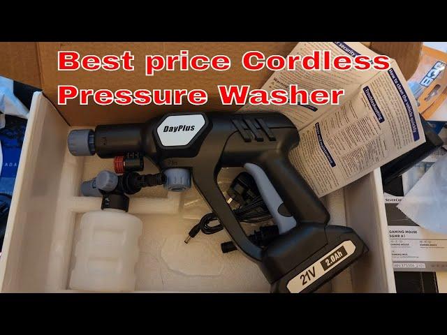 Best price Cordless Pressure Washer, 2000mAh 350W Max 30 BAR Portable Power Washer