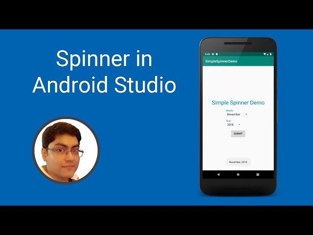 Spinner in Android Studio