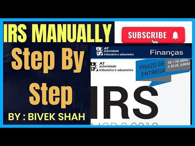 Fill IRS Manually Step by Step in Portugal ! For single or married person