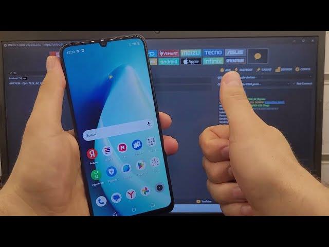 FRP! Realme C51 RMX3830 Сброс Аккаунта Гугл. Unlocktool. Дистанционная разблокировка 