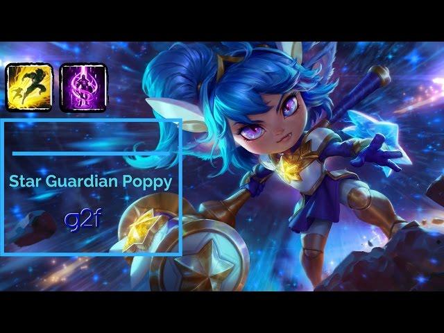 League of Legends | STAR GUARDIAN POPPY FULL GAMEPLAY w/ Friends