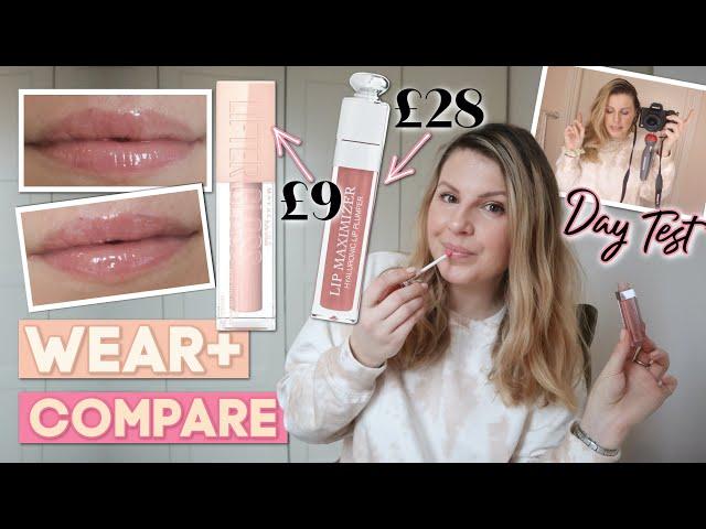 Maybelline Lifter Gloss WEAR + COMPARE - Dior Lip Maximiser Dupe FINALLY???