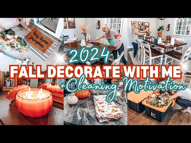 2024 Fall Clean & Decorate With Me | Cozy Autumn Home Transformation + Cleaning Motivation