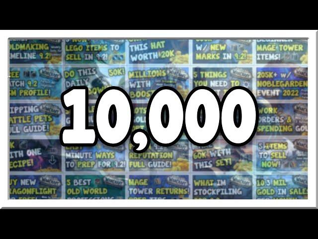 10,000! | A Montage and Thank You