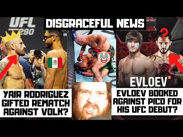 Volkanovski vs Rodriguez 2 IS A DISGRACE! Evloev vs Pico? UFC's Awful Matchmaking RUINED 145?