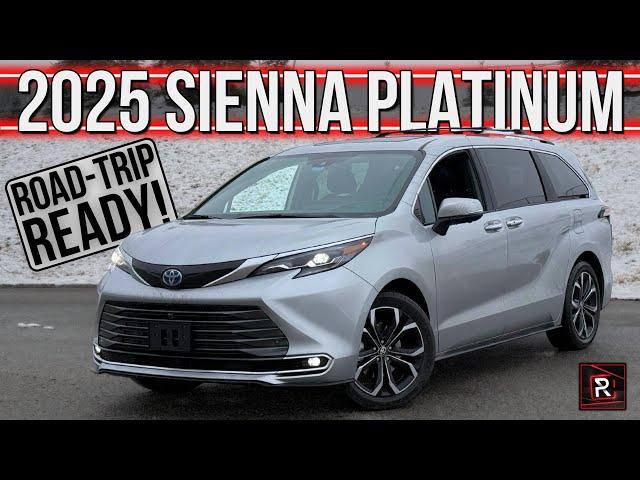 The 2025 Toyota Sienna Platinum Is An Extra Efficient Hybrid Van With Lexus Aspirations