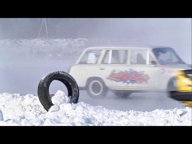 Городской турнир по зимнему дрифту стартовал на Чигиринском водохранилище