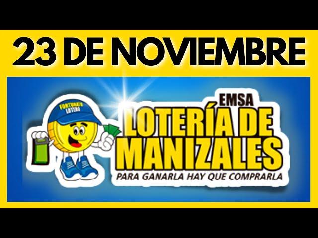 RESULTADO DE LA LOTERIA DE MANIZALES del miercoles 23 de NOVIEMBRE de 2022  (ultimo sorteo)