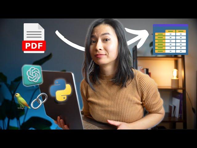Extracting Structured Data From PDFs | Full Python AI project for beginners (ft Docker)