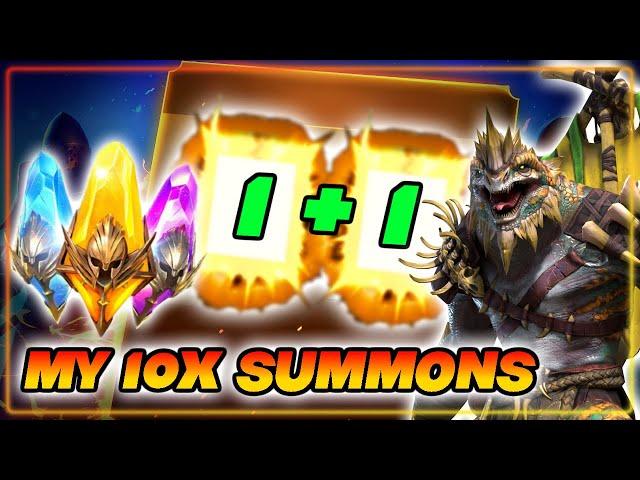 OPENING MY SACREDS FOR "BOGO" GET ONE LEGO GET ONE FREE SUMMONS | RAID Shadow Legends