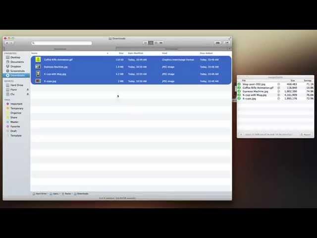 Quickly Compress Multiple Images for Your Site of File Sharing (Screencast()