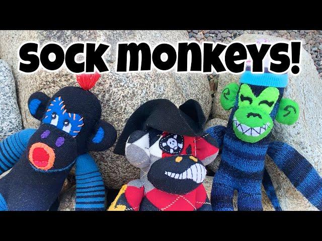 Family Makes Sock Monkeys!