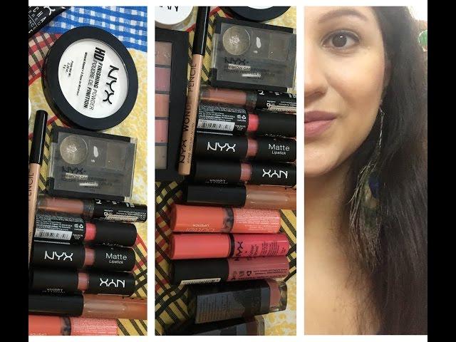 NYX Haul/ NYX cosmetics mini review 2016 my all NYX products