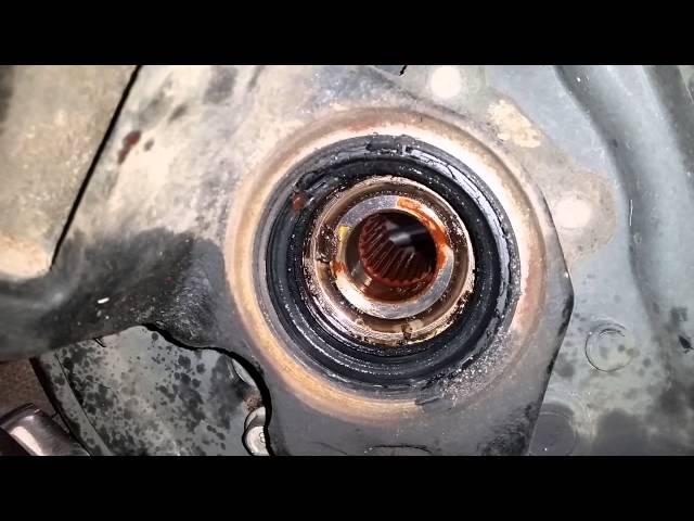 Worn out wheel bearing from Subaru Forrester