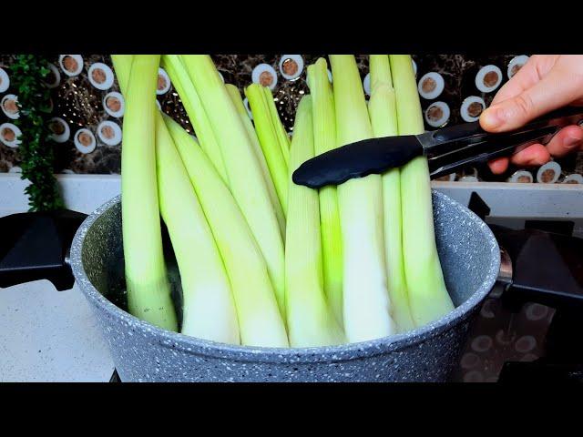 Throw the leeks into boiling water! This is the secret my grandmother told me!