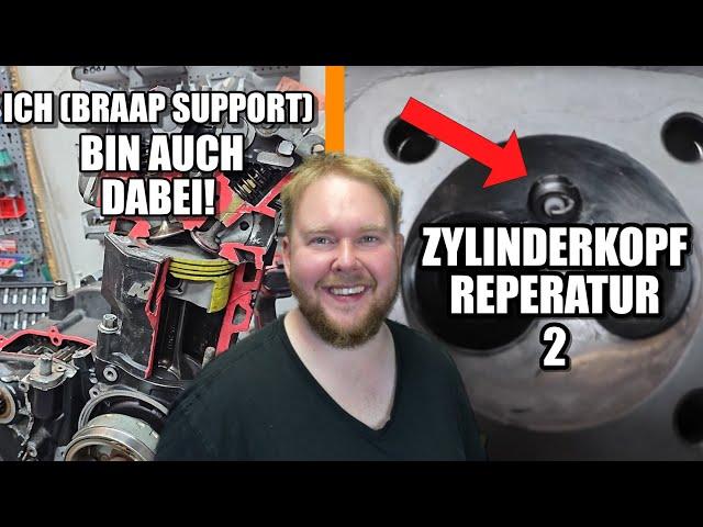 Zylinderkopf zusammenbauen bei @BraapSupport  Teil 2. Es sieht gut aus für den Buggy aus der Hölle!