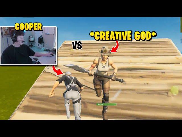 Cooper vs *Creative GOD* (BUILD FIGHTS 1v1)