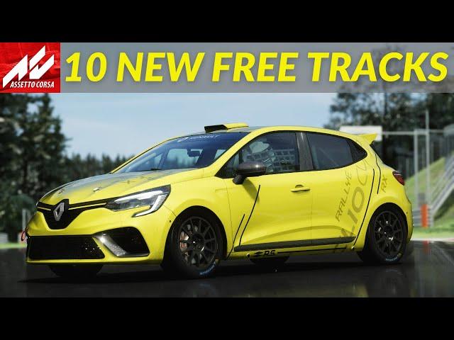 10 BRAND NEW FREE Tracks - Assetto Corsa 2023 - Download Links