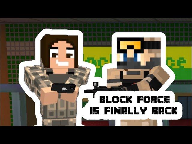 BLOCK FORCE IS FINALLY BACK!!! Block Force Gameplay