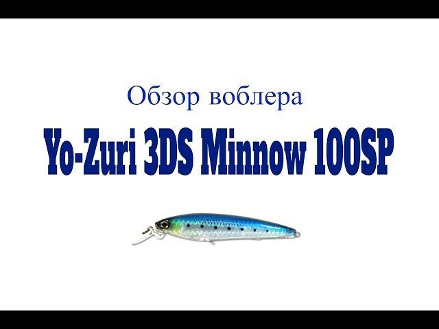 Видеообзор воблера Yo-Zuri 3DS Minnow 100SP по заказу Fmagazin