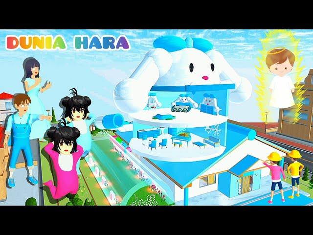 Yuta Buat Mio Nangis  | Rumah CinnamoRoll serba Biru Muda Bertingkat | Sakura School Simulator