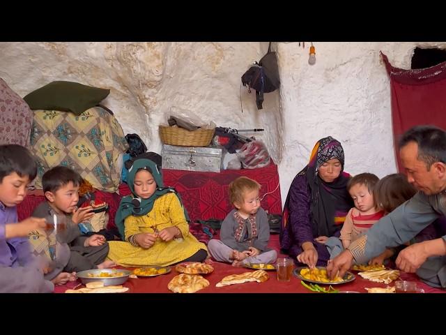 Cooking Chicken in a Cave: A Unique Afghan Village Recipe | Afghanistan Cave Life